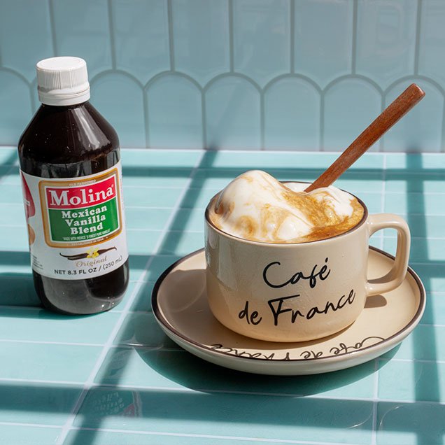 AFFOGATO CON HELADO DE VAINILLA CASERO