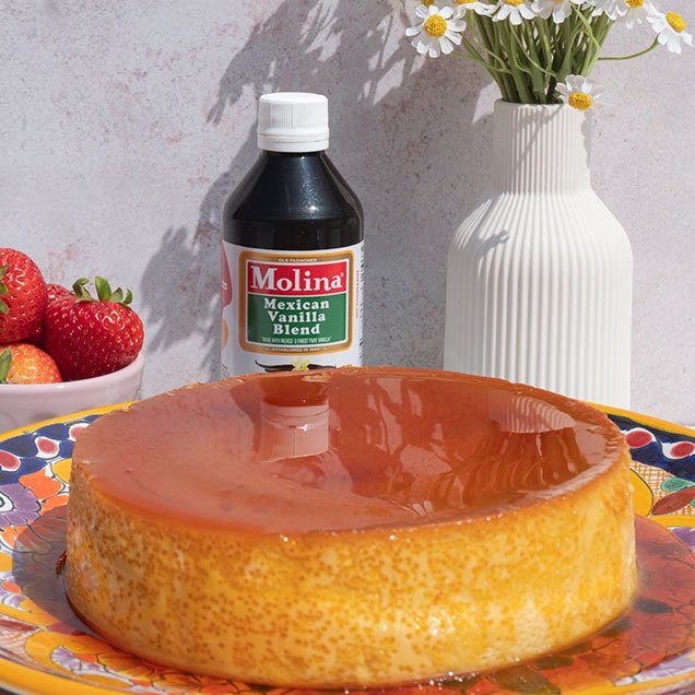 FLAN DE ROMPOPE