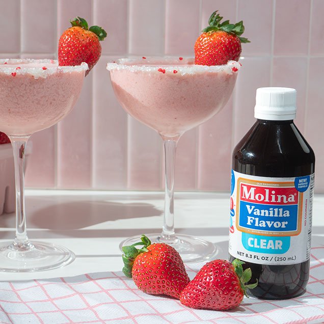 FROZEN STRAWBERRY COLADA MOCKTAIL
