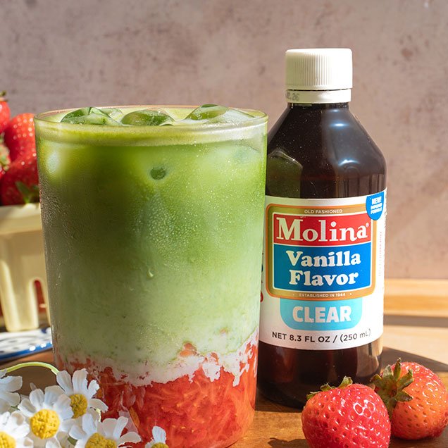 MATCHA LATTE DE FRESA